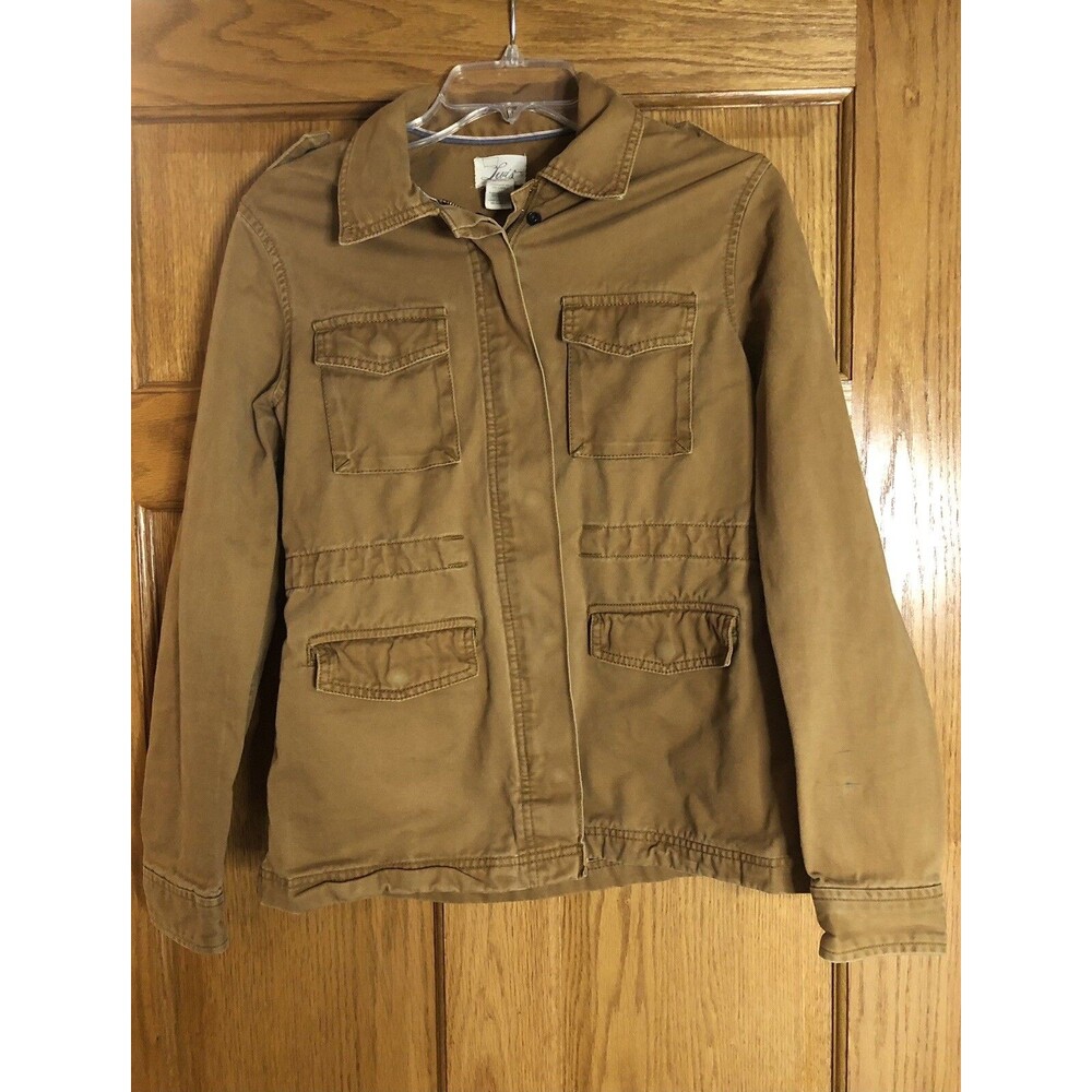 Levi’s Women’s Jacket Size Small Tan/Brown Utility Military Style Jacket Coat